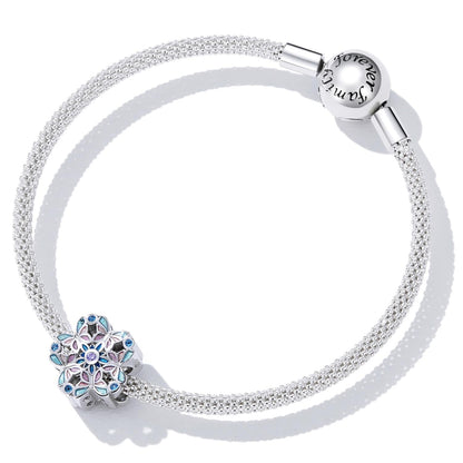 925 Sterling Silver Delicate Butterfly Bead For Bracelet / Necklace