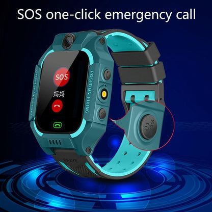 Children Phone Watch Smart Positioning Full Touch Screen Student Watch - Green