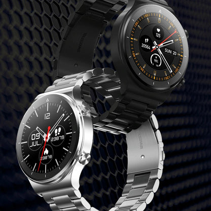 Ip67 1.28 Inch Touch Smart Watch Black - Silver