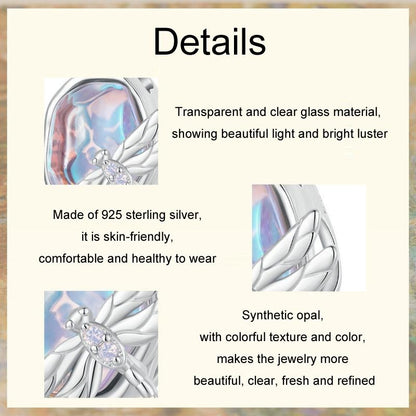 925 Sterling Silver Dragonfly Diy Beads