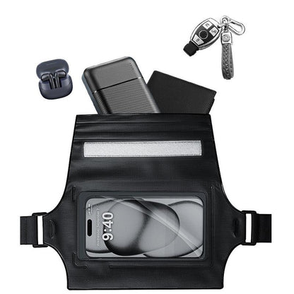 Waterproof Waist Bag For Mobile Phone And Sports - Mint Blue