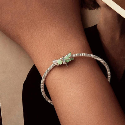 925 Sterling Silver Dragonfly Animal Bead