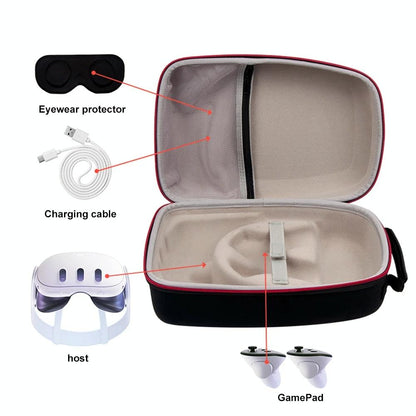 Meta Quest 3 Vr Storage Bag - Portable Anti-fall Dust-proof