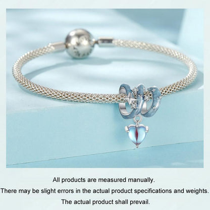 925 Sterling Silver Starry Sky Love Diy Beads