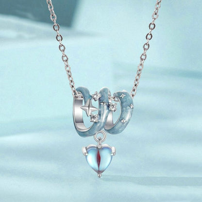 925 Sterling Silver Starry Sky Love Diy Beads