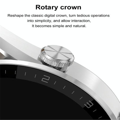 Smart Steel Watch With Colour Screen - Black