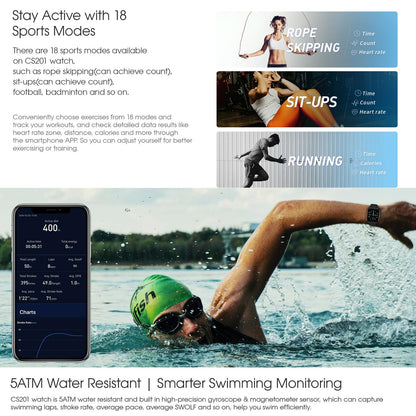 1.3 Inch Waterproof Sport Smart Watch With Tft Screen Sleep Heart Rate Blood Oxygen Monitoring