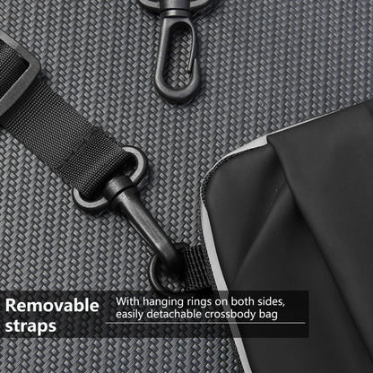 Multi Function Crossbody Bag For Outdoor Sports Fits Mobile Phones Men And Women - Grey