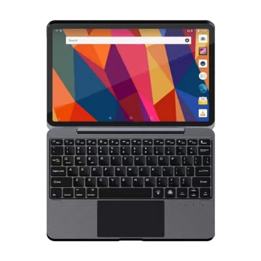 Bluetooth Touch Keyboard Leather Case - Aluminum Alloy - Grey - For Ipad Pro 11 2022/2021/2020/2018/Air 4/5