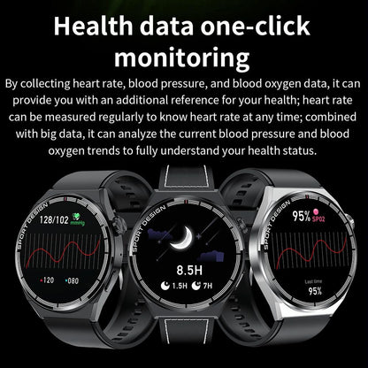 1.6 Inch Waterproof Smart Watch With Bluetooth Call & Nfc - Black