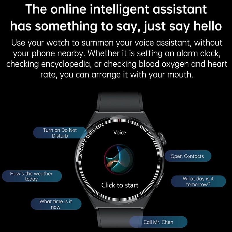 1.60 Inch Black Dial Silicone Band Ip68 Waterproof Smart Watch Support Bluetooth Call Black