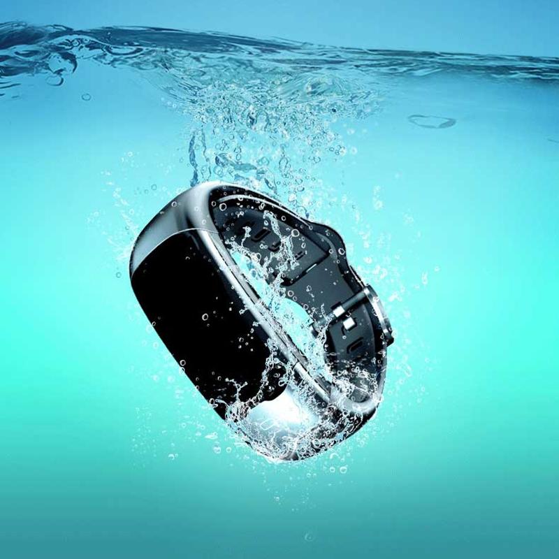 Smart Bracelet With Heart Rate And Blood Glucose Monitoring - Tft Hd - Black