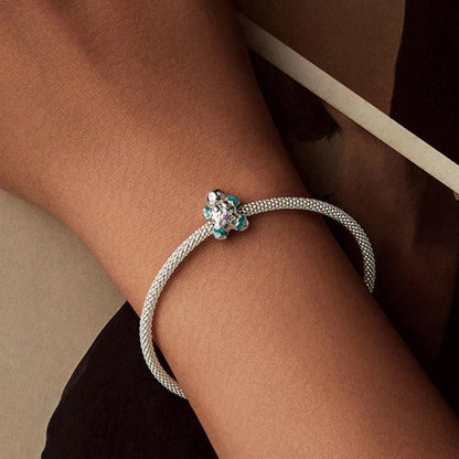925 Sterling Silver Gingerbread Man Bracelet Charm