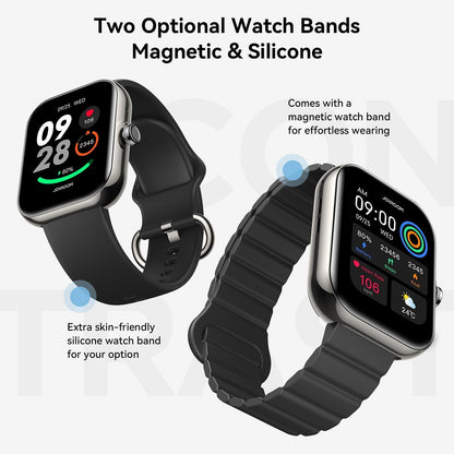 1.96 Screen Inch Smart Watch With Bt Call & Heart Rate - Rose Gold