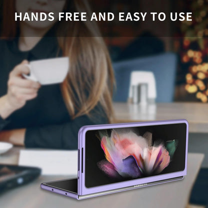 For Samsung Galaxy z Fold4 5G Foldable Armor Phone Case - Compact and Durable - Pink