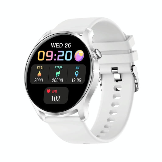 Smart Wristband With Sleep And Heart Monitoring - White