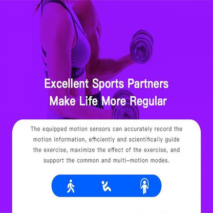 Smart Watch With Call Reminder And Health Monitoring - Waterproof - Blue
