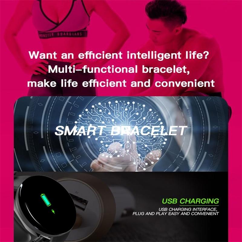Smart Watch With Call Reminder And Health Monitoring - Waterproof - Blue