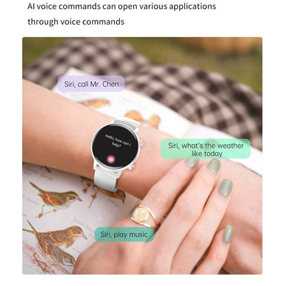 1.1 Inch Smart Stainless Steel Band Watch Support Bluetooth Call / Blood Oxygen Monitoring - Gold