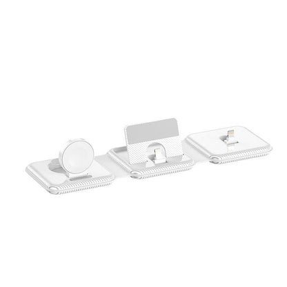 3 In 1 Wireless Charger For Apple Watch Phone & Headset - Black