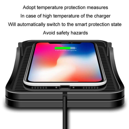 15w Wireless Car Charger for Apple & Android Phones with Type-c Interface