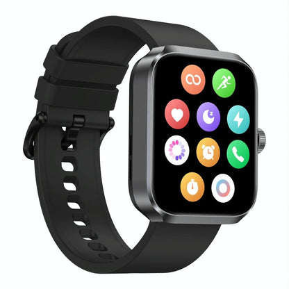 Stylish 1.78 Inch Gps Smart Watch With Bluetooth Calling Heart Rate & Blood Oxygen - Black