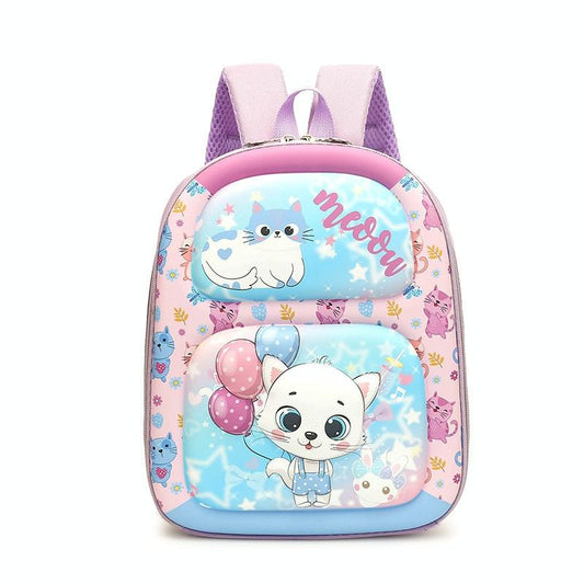 Kindergarten 3d Cartoon School Bag - Ideal for Little Ones - Kitten