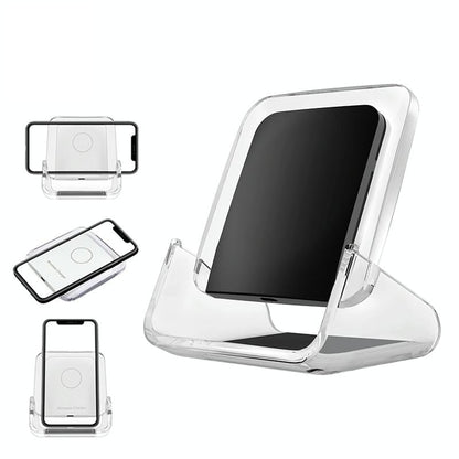 10W 3 In 1 Vertical Wireless Charger - Black