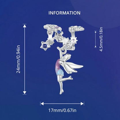 925 Sterling Silver Enchanting Elf Bracelet & Necklace Set Diy Beads