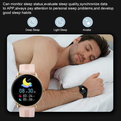 Smart Wristband With Sleep And Heart Monitoring Options - Black