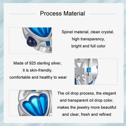 925 Sterling Silver Marine Shell Creature Hollow Diy Beads