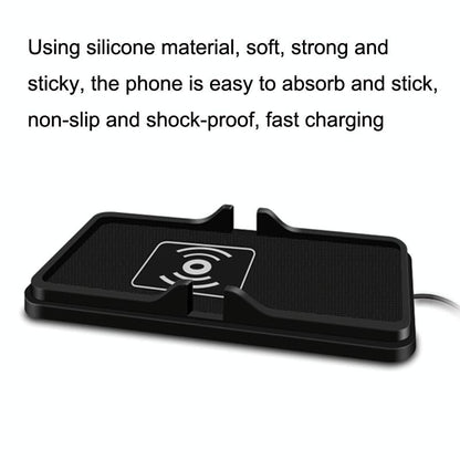 Wireless Car Charger with Anti-slip Pad - 2 in 1 - 15w - Black