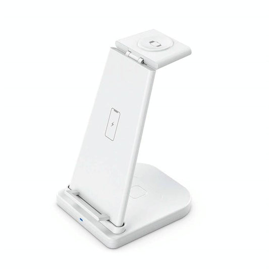 3 In 1 Portable Wireless Charger Detachable - White
