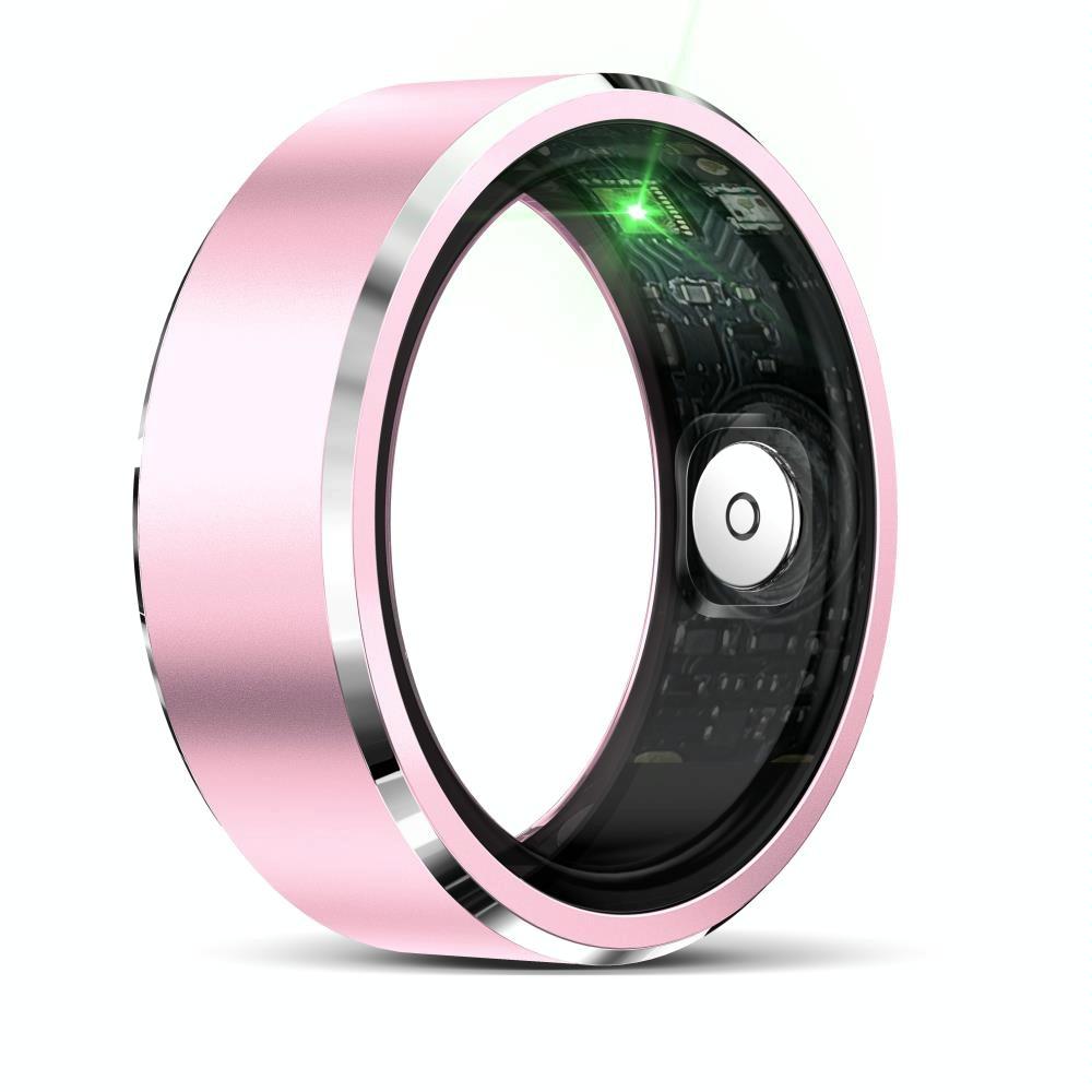 Smart Ring For Health Monitoring & Multiple Sports Modes - R5 Size 8 - Silver