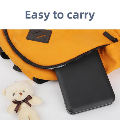 Foldable Desk Calendar Clock With Wireless Charger & Alarm - Black