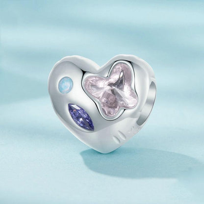 925 Sterling Silver Love Opal Diy Bracelet With Beads