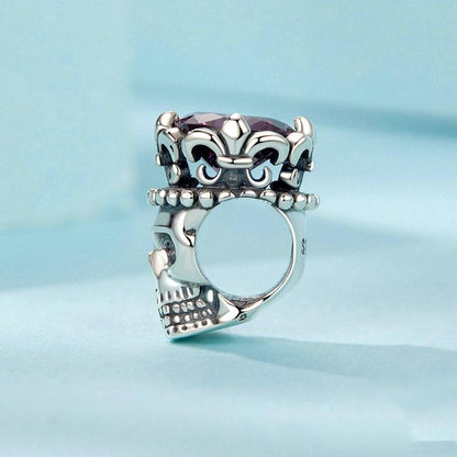 925 Sterling Silver Halloween Skull Beads
