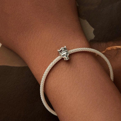 925 Sterling Silver Halloween Skull Beads