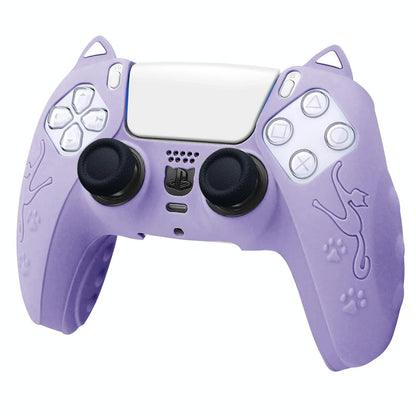 Silicone Cat Ear Gamepad Cover for Sony Ps5 - Black