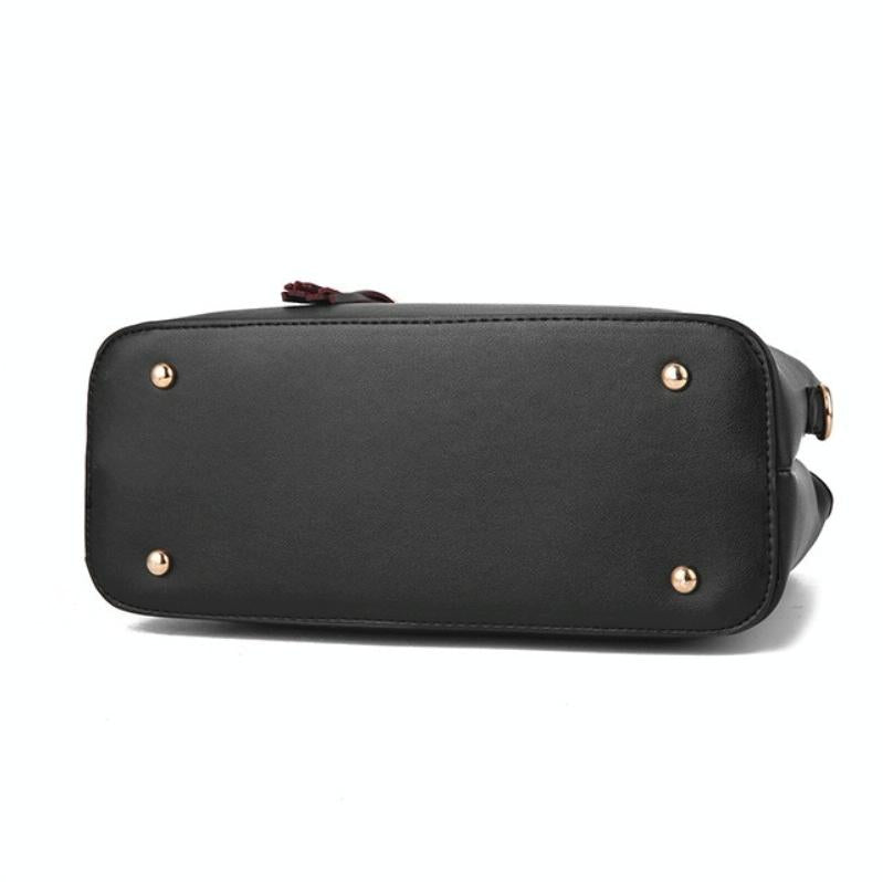 Women 2-in-1 Casual Messenger Bag - Large Capacity - Red Wine