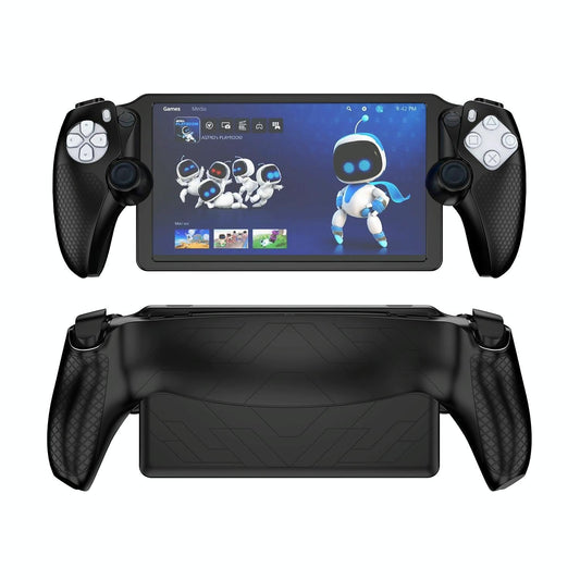 Protective Cover for Sony Ps Portal Game Console - All-inclusive Oil Spray Case - Black