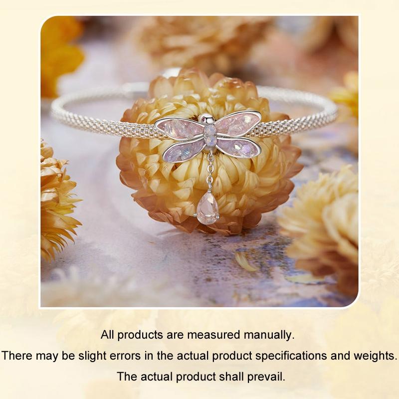 925 Sterling Silver Dragonfly Tassel Beads