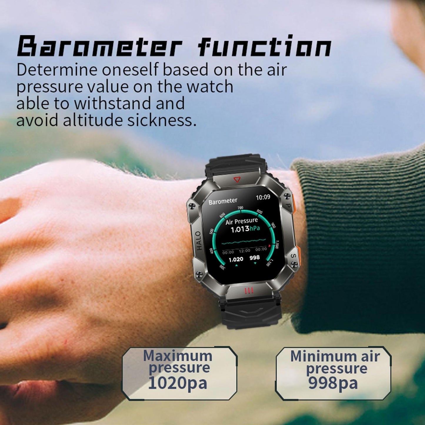 2.0 Inch Bt5.1 Ip67 Sport Smart Watch Support Bluetooth Call / Sleep / Blood Oxygen / Heart Rate / Blood Pressure Health Monitor - White + Orange