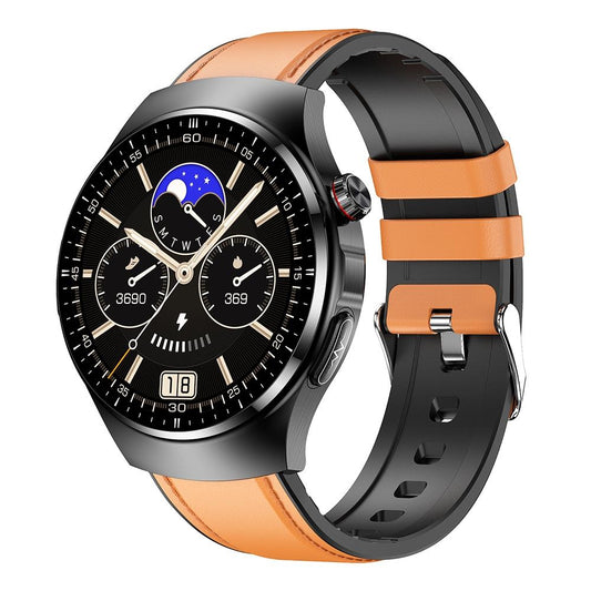 1.39 Inch Ip67 Waterproof Sports Health Monitoring Smart Bluetooth Calling Watch - Black Silicone