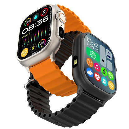 2.01 Inch Bluetooth Call Smart Watch Support Heart Rate / Blood Oxygen - Black