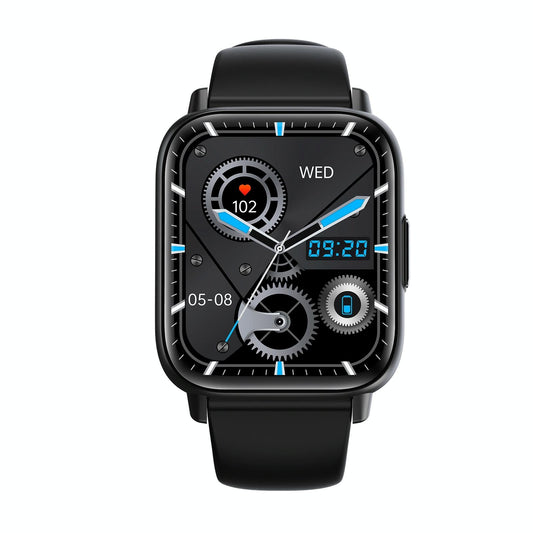 1.83 Inch Bt5.2 Smart Sport Watch Support Sleep / Heart Rate / Blood Oxygen / Temperature / Heart Sugar / Blood Pressure Health Monitor - Black