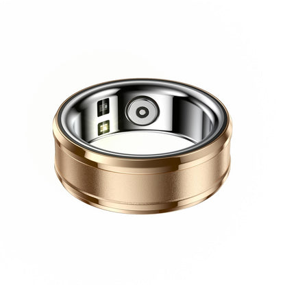 Smart Ring With Heart Rate Blood Oxygen & Sleep Monitoring - R3 Size 23 - Gold