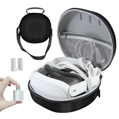 Meta Quest 3 Carrying Bag - Protective & Portable - Black