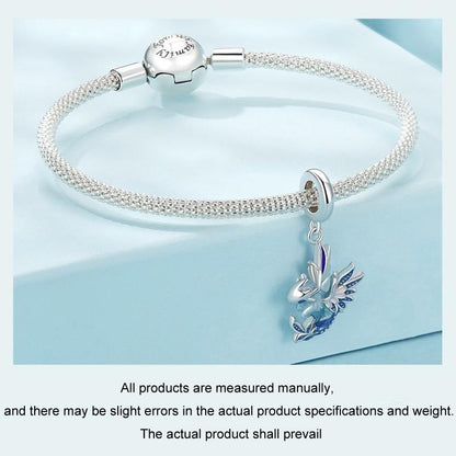 925 Sterling Silver Dragon Pendant Beads