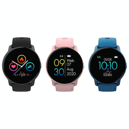 Smart Bracelet With Heart Rate Pedometer And Sleep Monitor - Blue